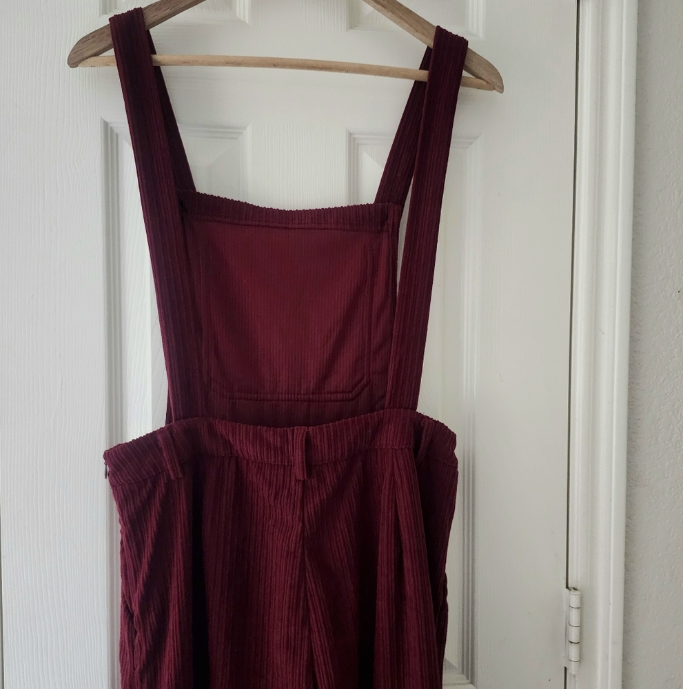 Cider Burgundy Overall Jumpsuit - Picture 13 of 16